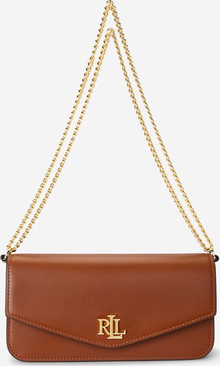 Lauren Ralph Lauren Pochette 'SAWYER' en marron / or, Vue avec produit