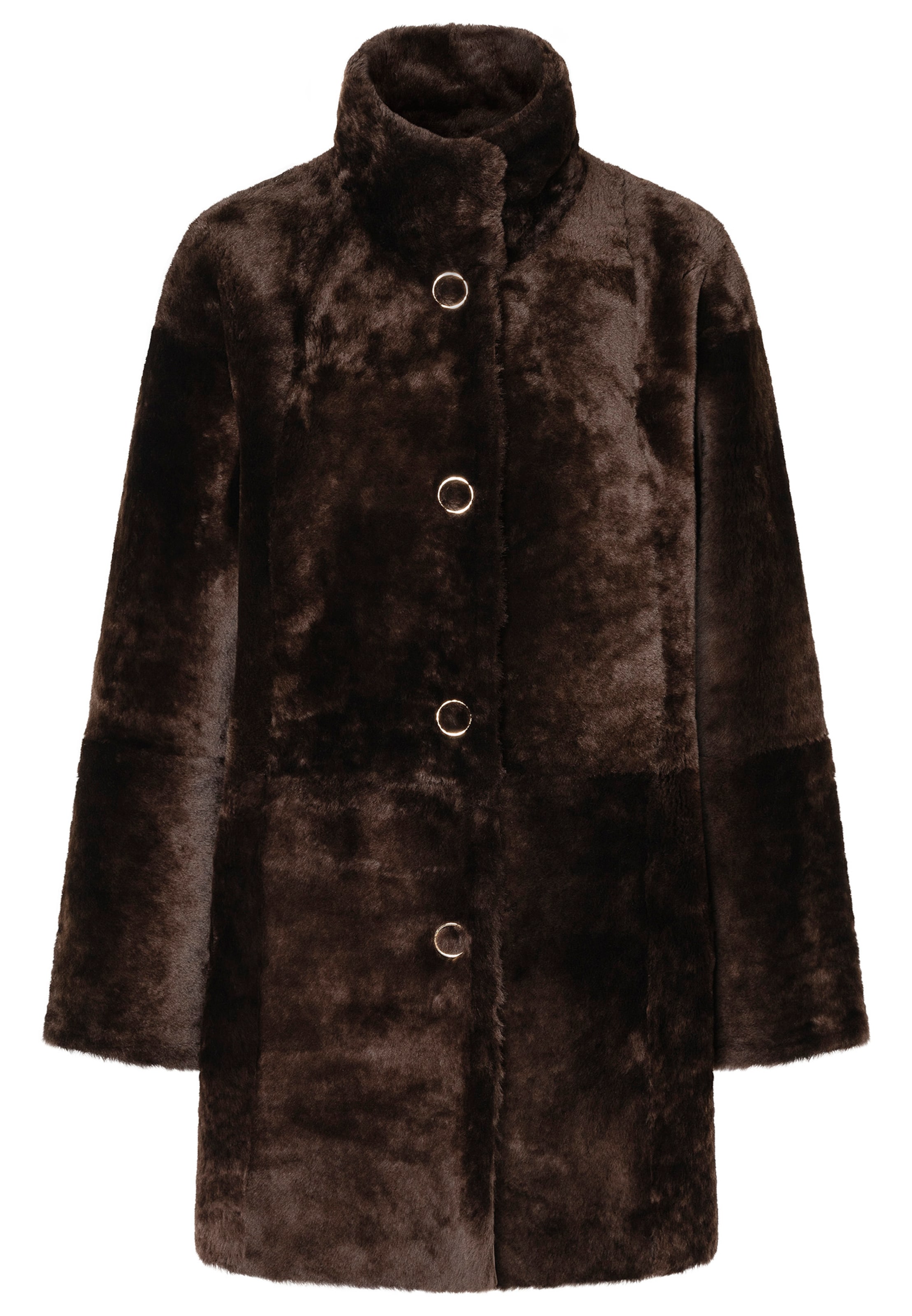 Werner Christ Winter Jacket in Brown: front