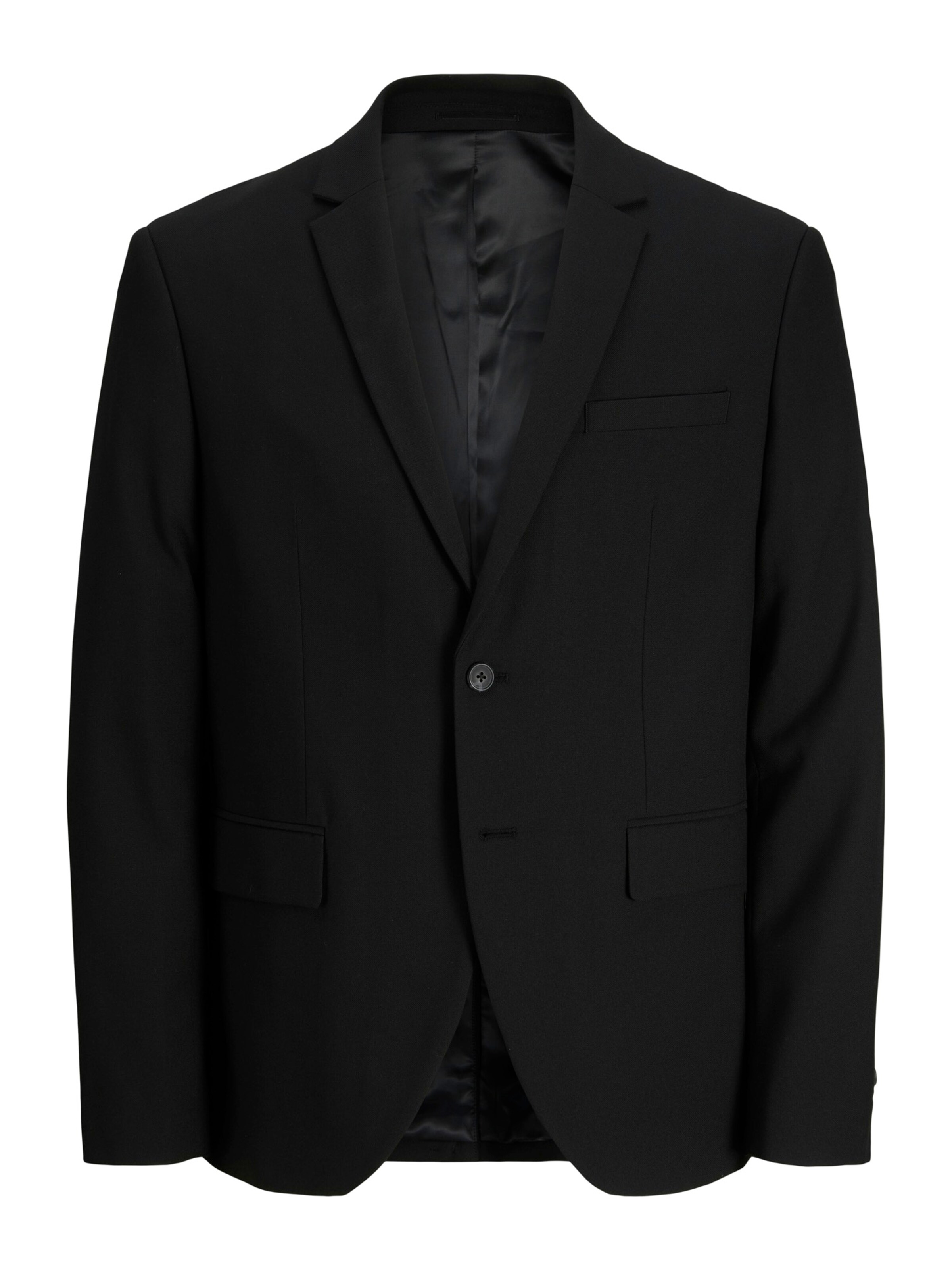 JACK & JONES Slim Fit Бизнес сако 'JPRBLAMARTIN' в черно: отпред