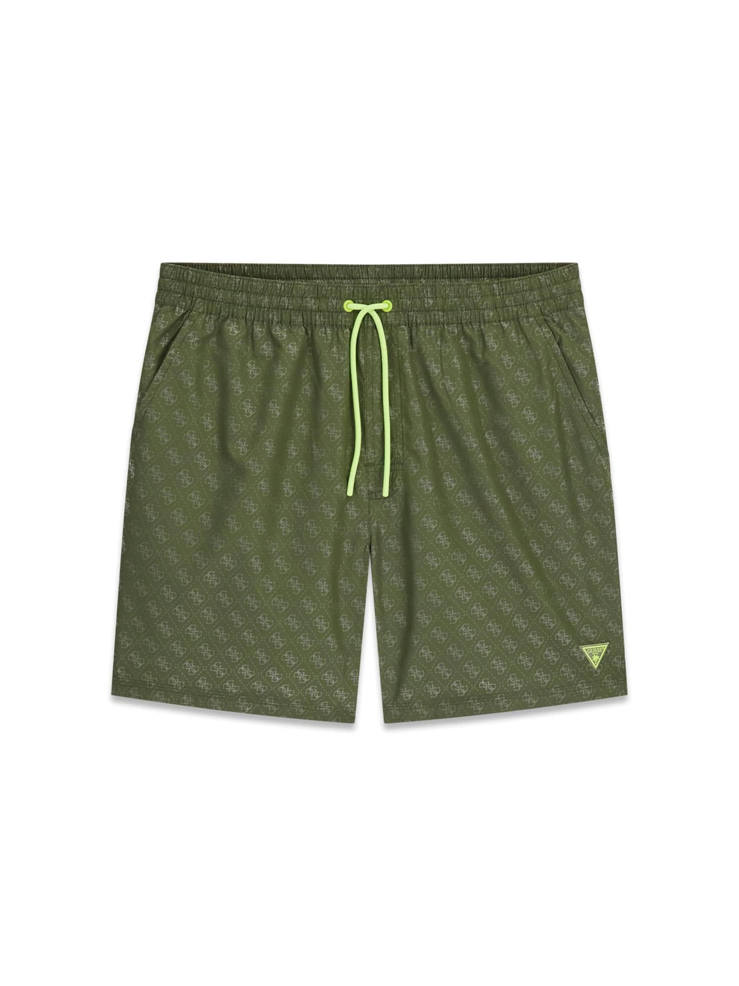 GUESS Badeshorts in Grün: Vorderseite