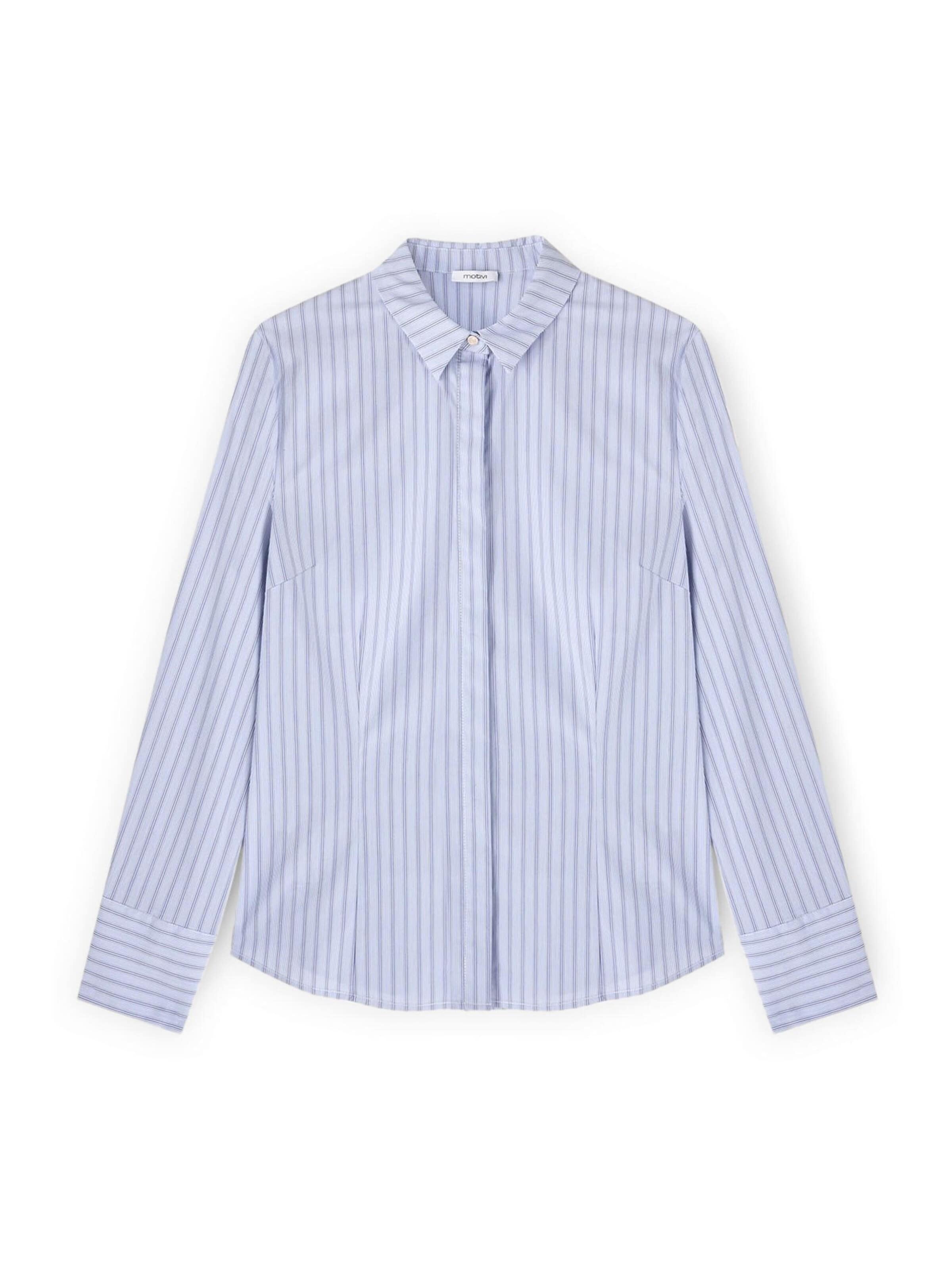 MOTIVI Blouse in Blue: front