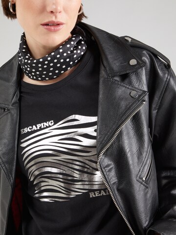 s.Oliver T-Shirt in Schwarz
