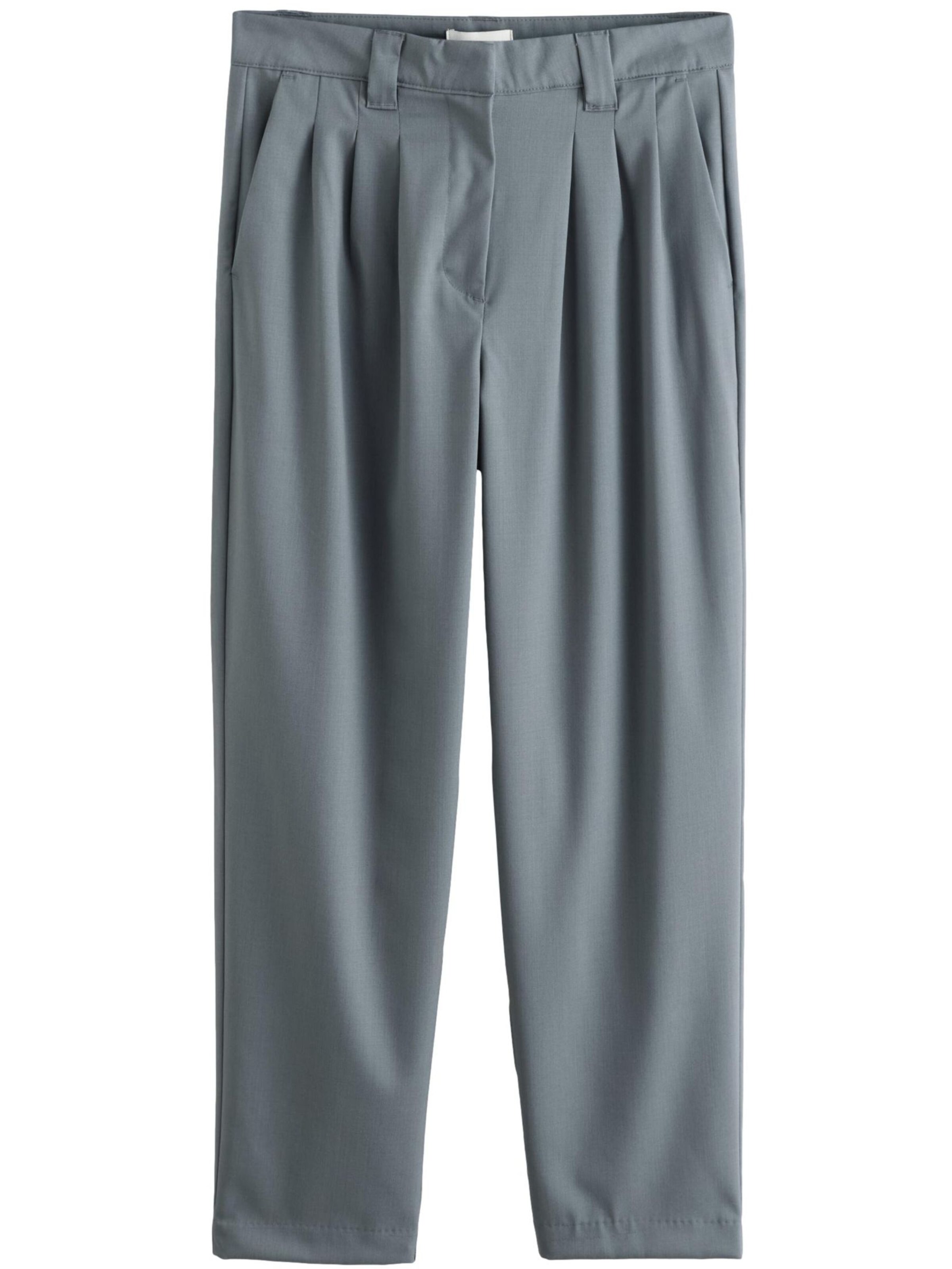 Next Loosefit Bundfaltenhose in Blau: Vorderseite