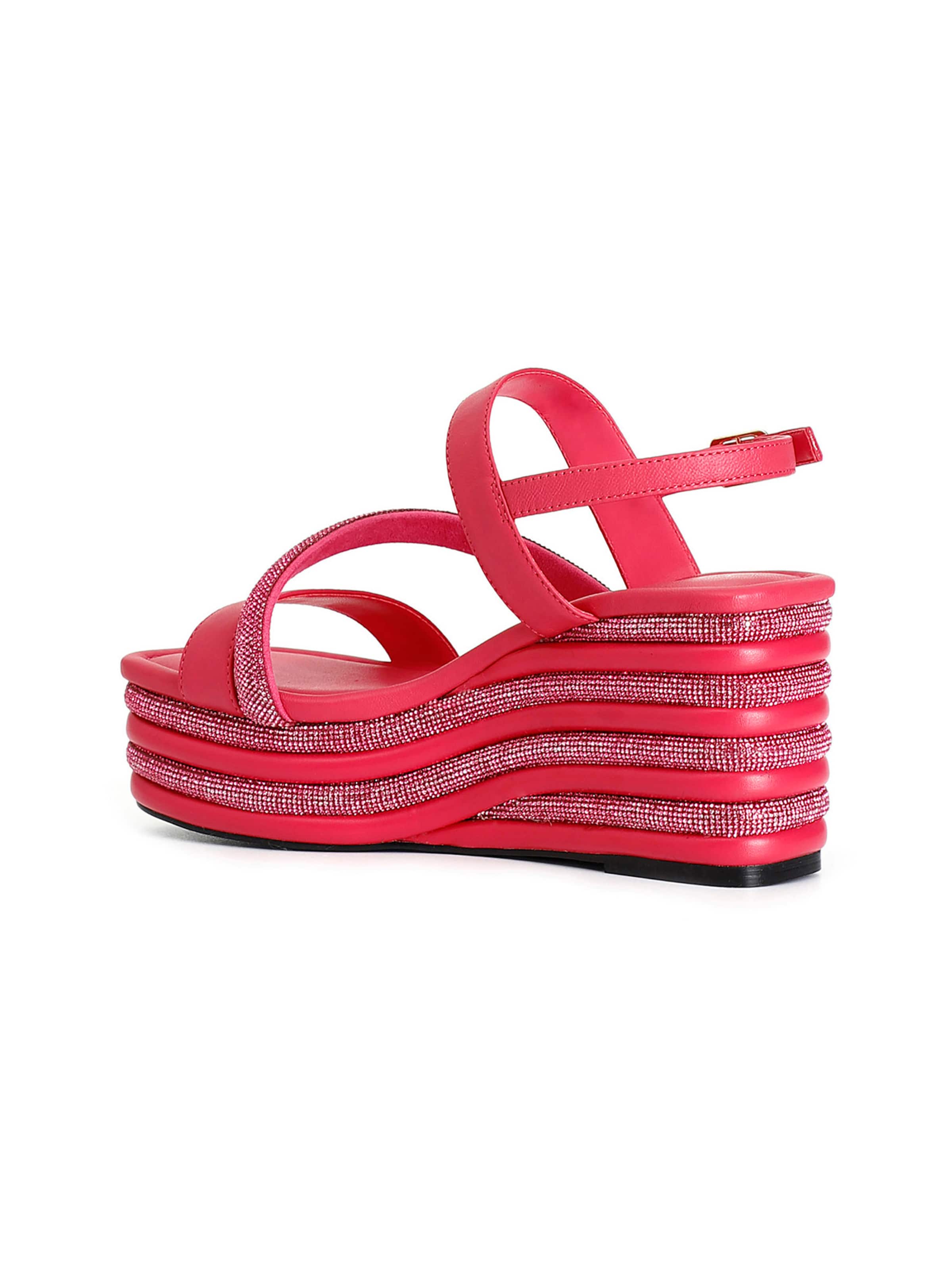 CAFè NOIR Sandalen met riem in Roze