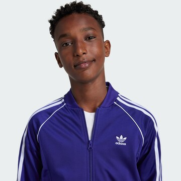 Giacca di felpa 'Adicolor' di ADIDAS ORIGINALS in blu