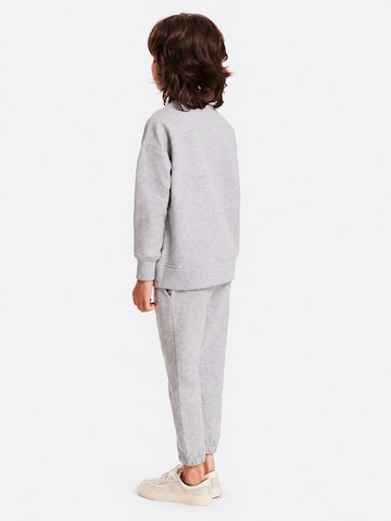 GrimelangeOdjeća za vježbanje 'GRIMELANGE Rundhals-Sweatshirt-Hosen-Set' - siva boja