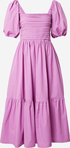 Abercrombie & Fitch Sukienka koktajlowa 'EMERSON' w kolorze różowy: przód