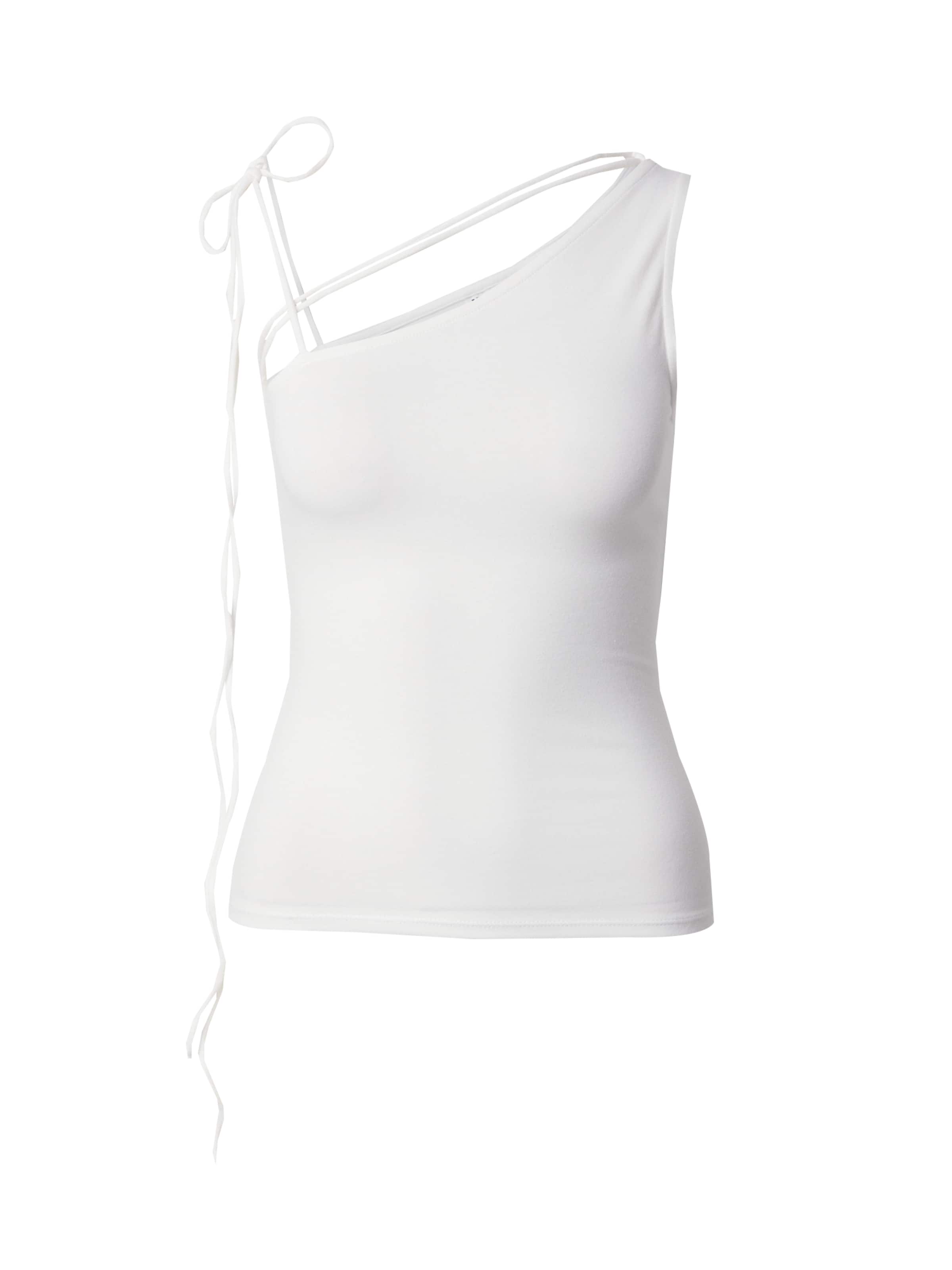 WEEKDAY Top 'Chloe' in White: front