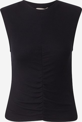 24COLOURS Top in Black: front