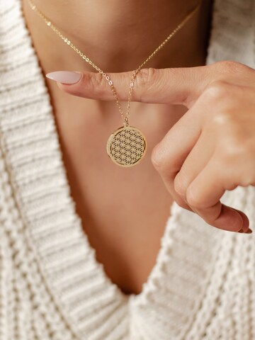 Hey Happiness Ketju 'Flower of Life' värissä kulta