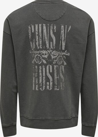 Only & Sons Sweatshirt in Grau