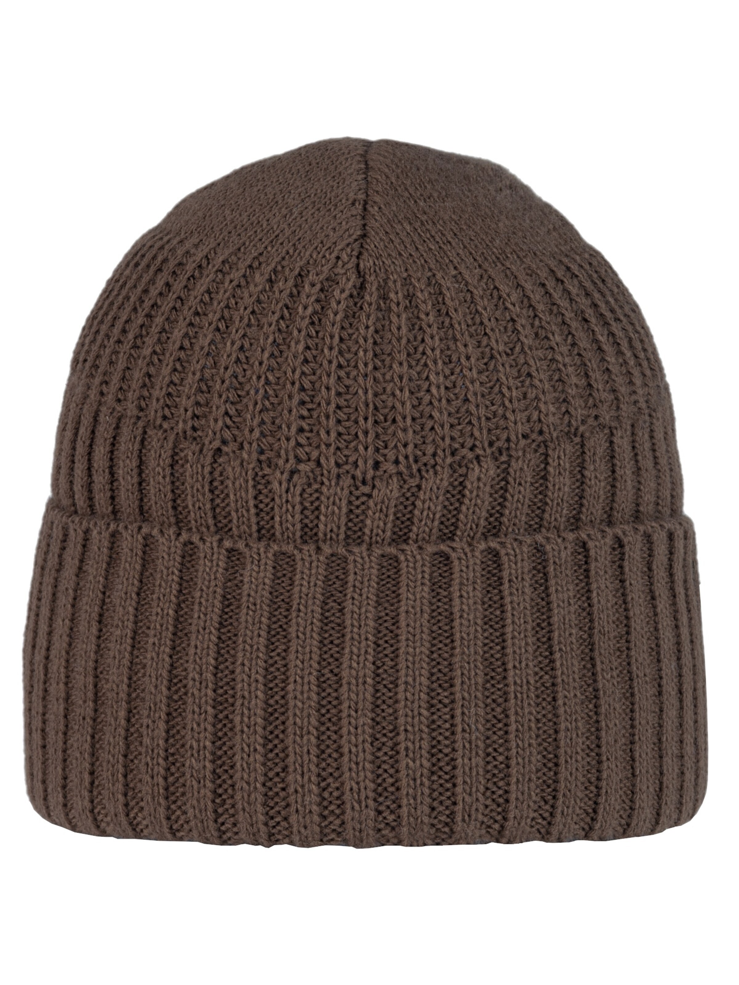 BUFF Beanie 'Buff Knitted Fleece Hat Beanie' in Brown: front