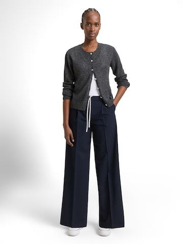 TOM TAILOR DENIM - Pierna ancha Pantalón en azul