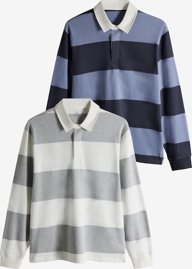 The Set Camisa em S em navy / opal / cinzento / branco, Vista do artigo