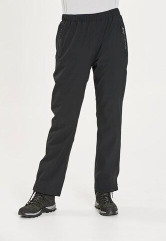 Weather Report Regular Outdoor Pants 'Camelia' in Black: front