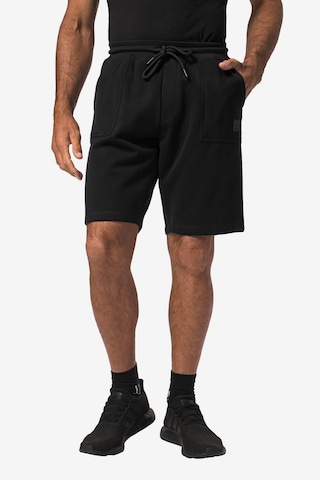 JAY-PI Regular Pants in Black: front