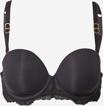 Push-up Sutien de la Stella McCartney pe negru: față