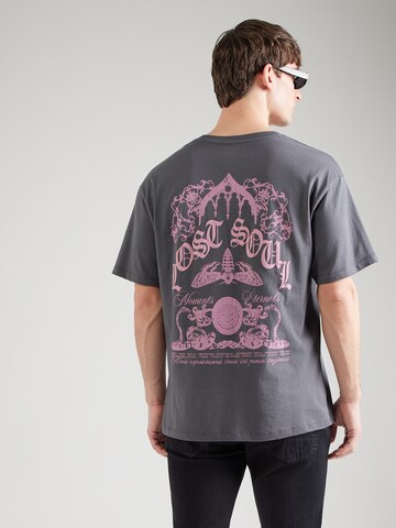 JACK & JONES T-shirt 'JORLOST' i grå: framsida