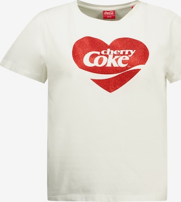 T-shirt 'Cherry' Deeluxe en blanc : devant