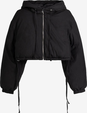 Veste mi-saison Bershka en noir : devant