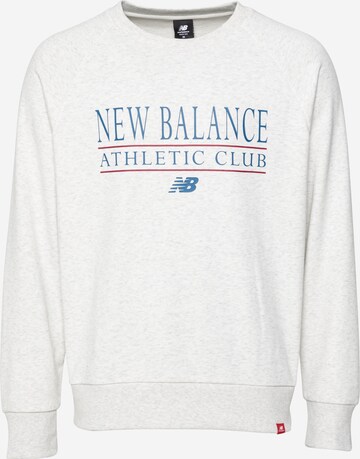 new balance Sweatshirt in Weiß: front