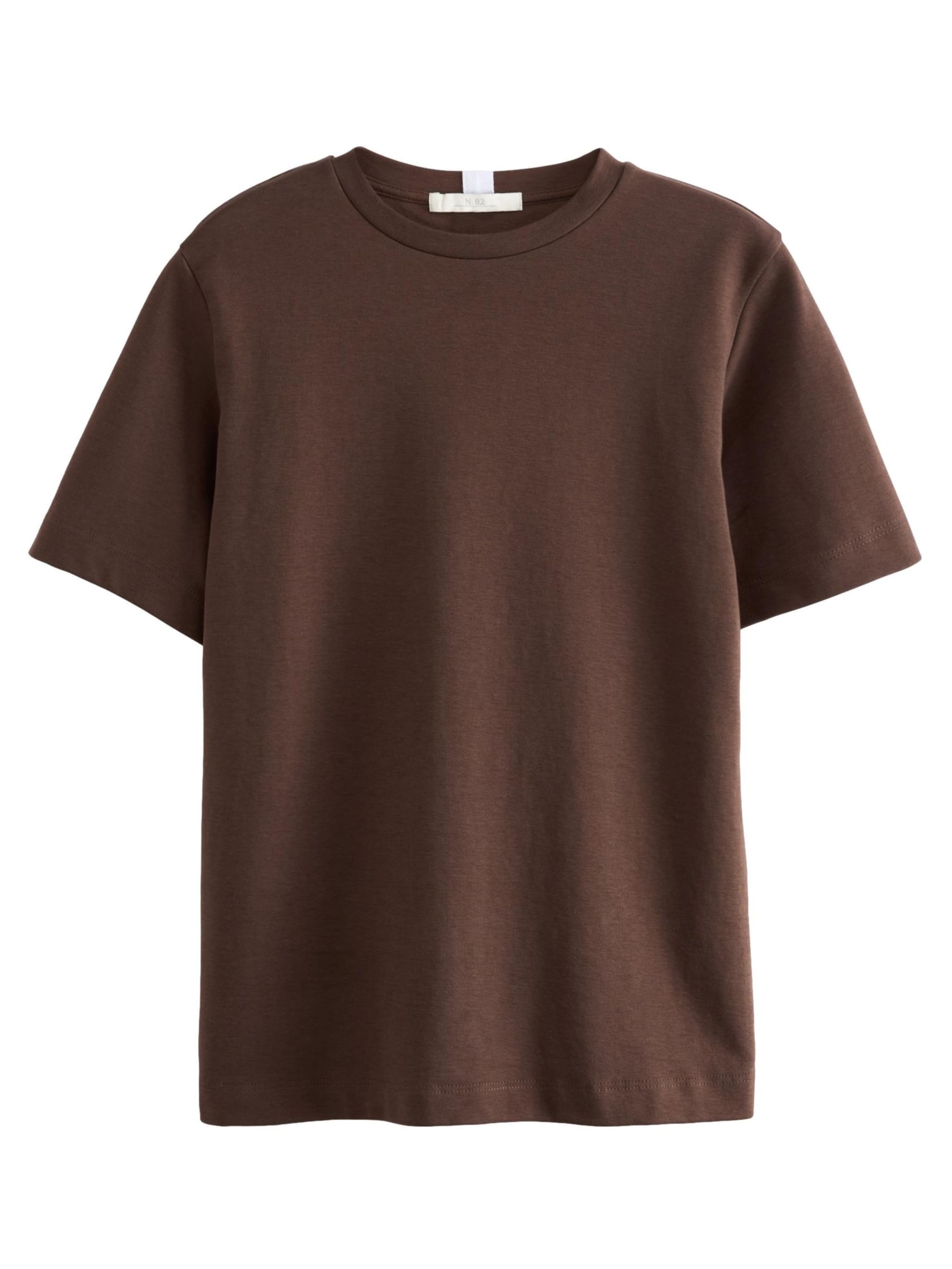 Next - Camisa em castanho: frente