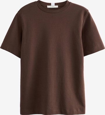 T-shirt Next en marron : devant