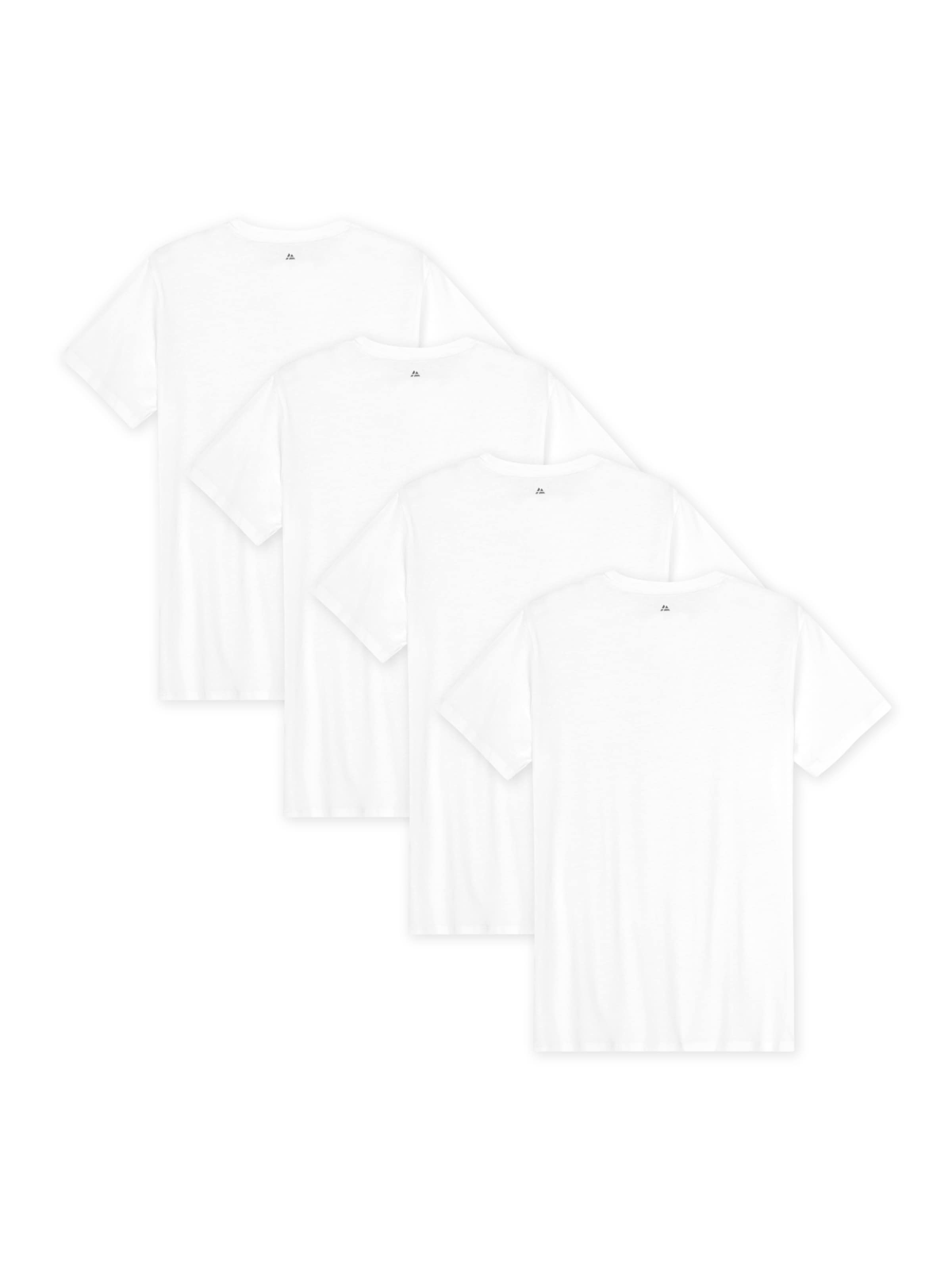 DANISH ENDURANCE Bluser & t-shirts 'Ease V-Neck' i hvid