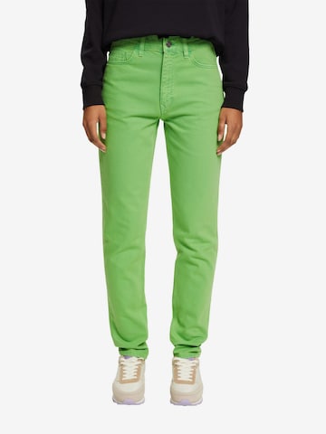 Coupe slim Pantalon ESPRIT en vert