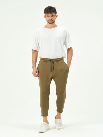 C&City Tapered Pants in Green: front