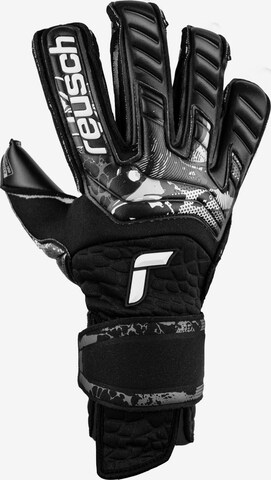 REUSCH Athletic Gloves in Black