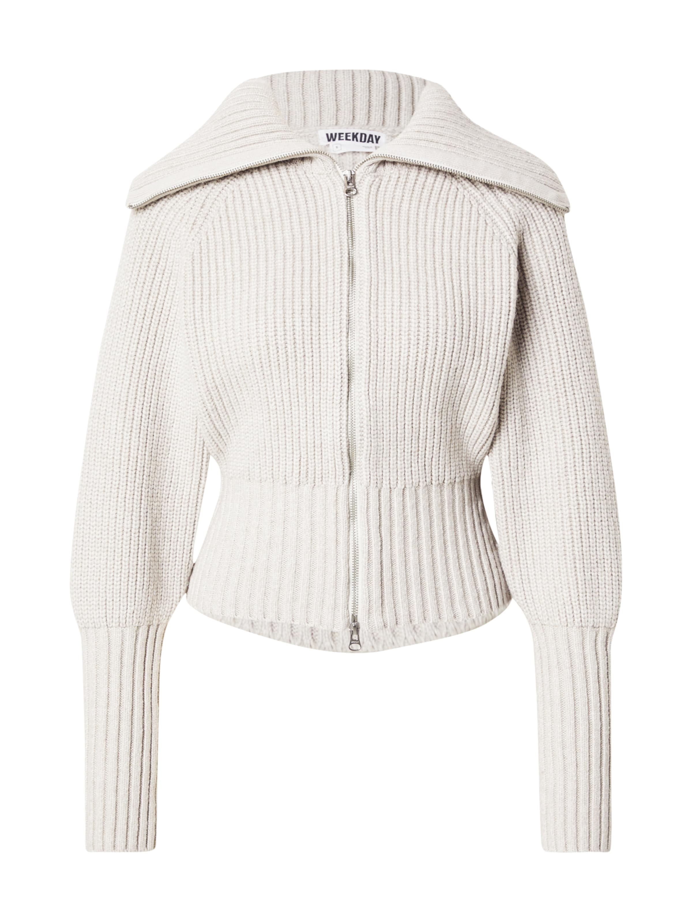 WEEKDAY - Cárdigan 'Jana' en gris: frente