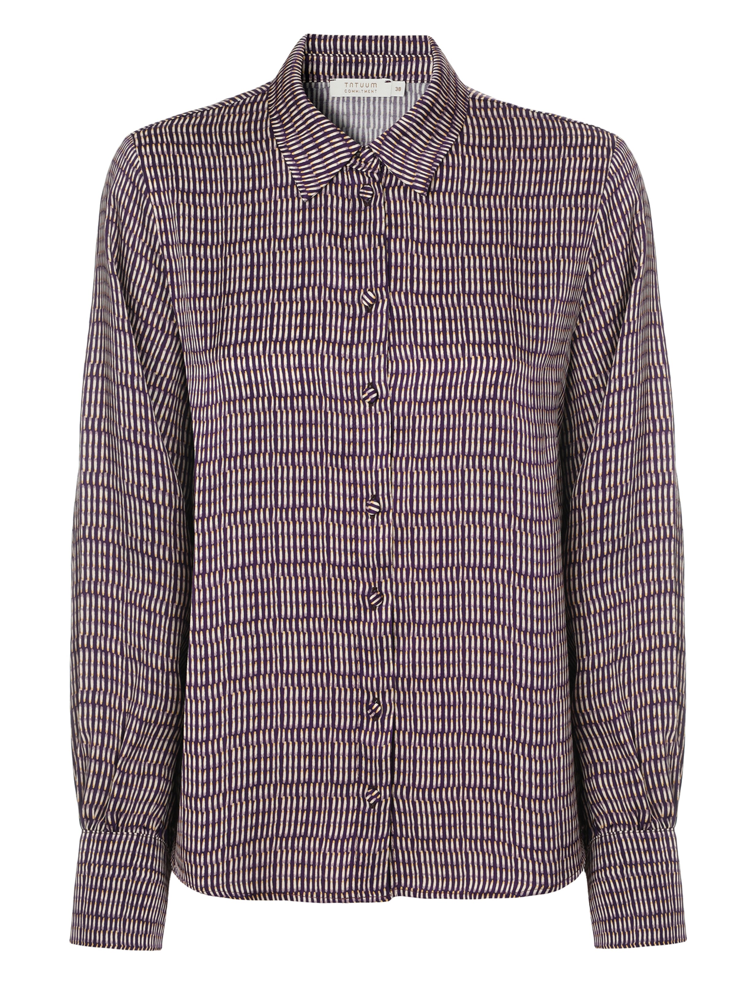 Camicia da donna 'Echo' di TATUUM in lilla: frontale