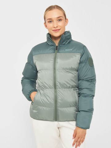 BENCH Winter Jacket in Green: front