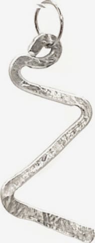 d'ecolife Essentials Anhänger 'Z Letter' in Silber: Vorderseite