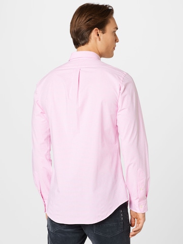 Slim fit Camicia di Polo Ralph Lauren in rosa