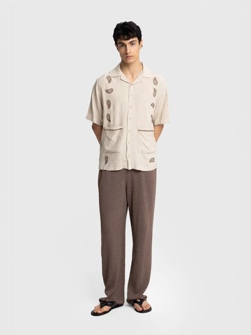 Giesto Regular fit Overhemd in Beige