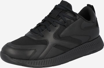 BOSS Rövid szárú sportcipők 'Titanium' - fekete: elől