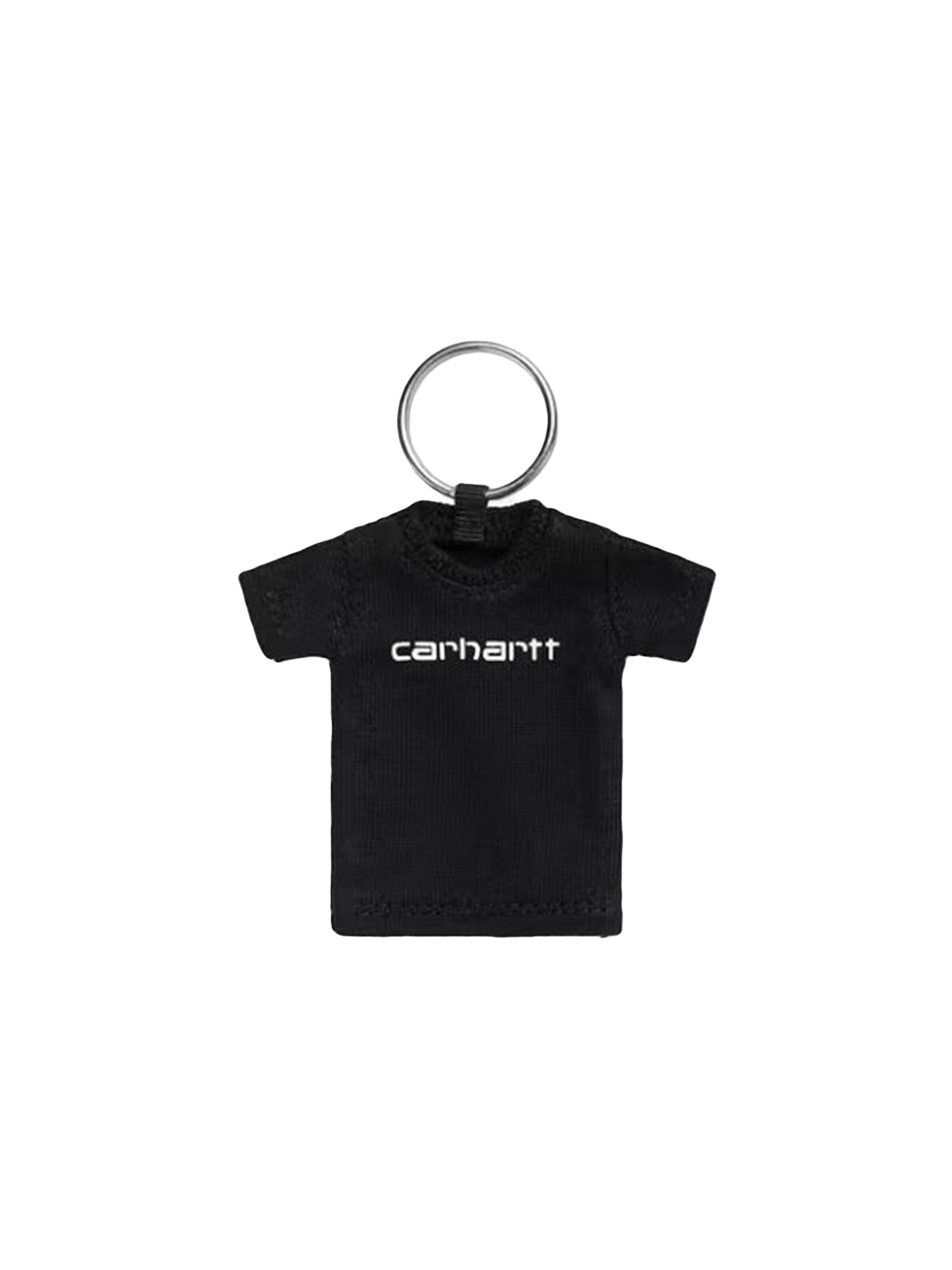 Carhartt WIP Breloczek do kluczy 'MINI SCRIPT T-SHIRT KEYCHAIN BLACK' w kolorze czarny: przód