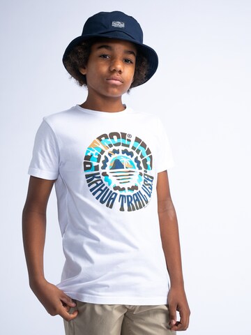 T-Shirt 'Horizon' Petrol Industries en blanc : devant