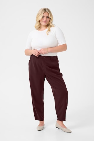 Loosefit Pantalon à pince 'KCMerla' KAFFE CURVE en vert