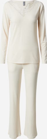 LingaDore Pyjamas i beige: framsida