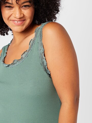 Fransa Curve Top in Green