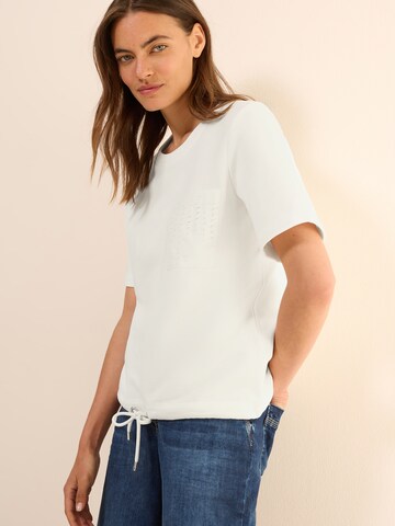 CECIL Sweatshirt in White: front