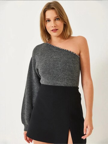 Pullover di Bianco Lucci in grigio