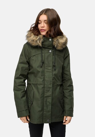 Parka invernale 'Tawny Short' di Ragwear in verde: frontale
