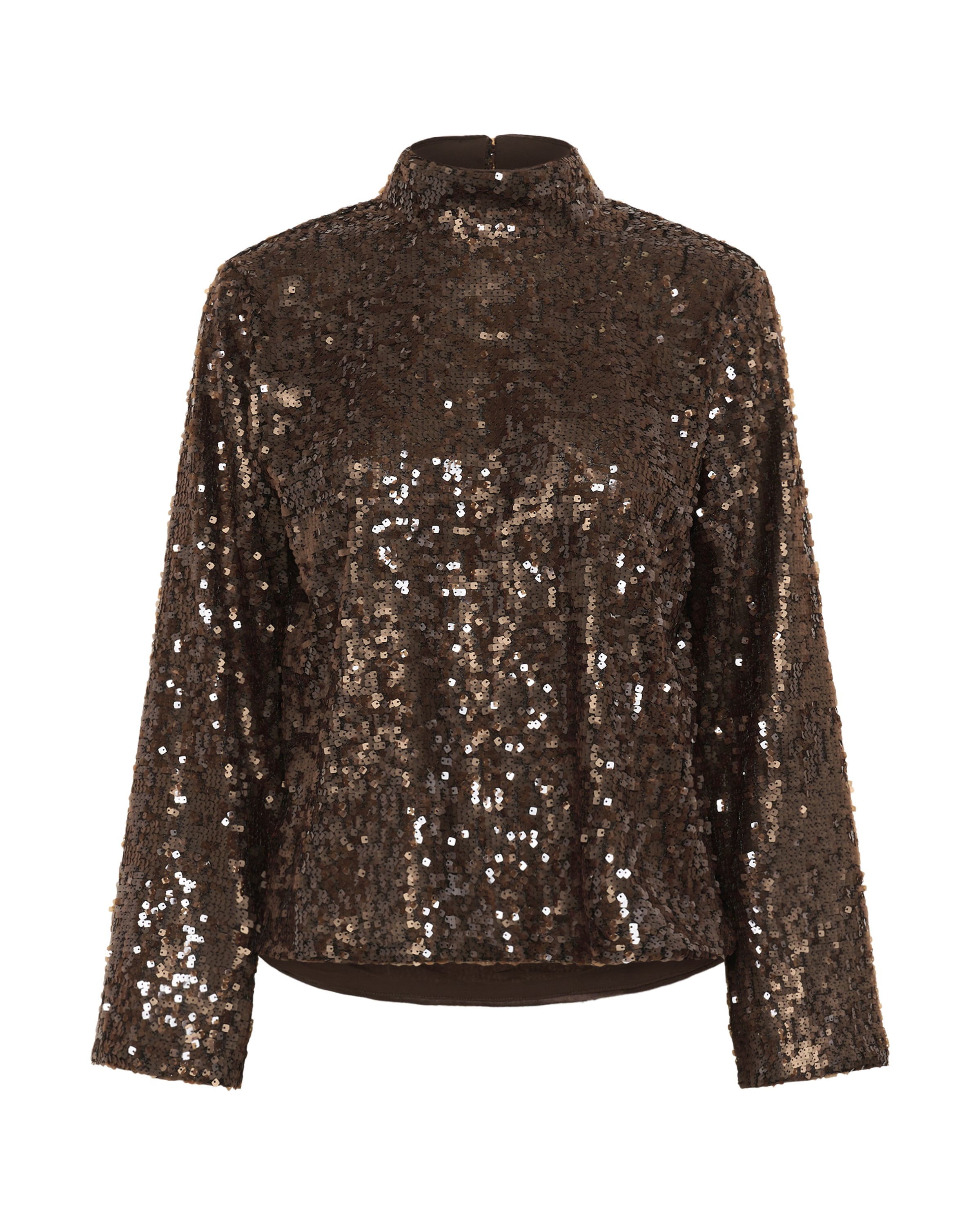 Kaffe - Blusa 'KAZiggy' en marrón: frente