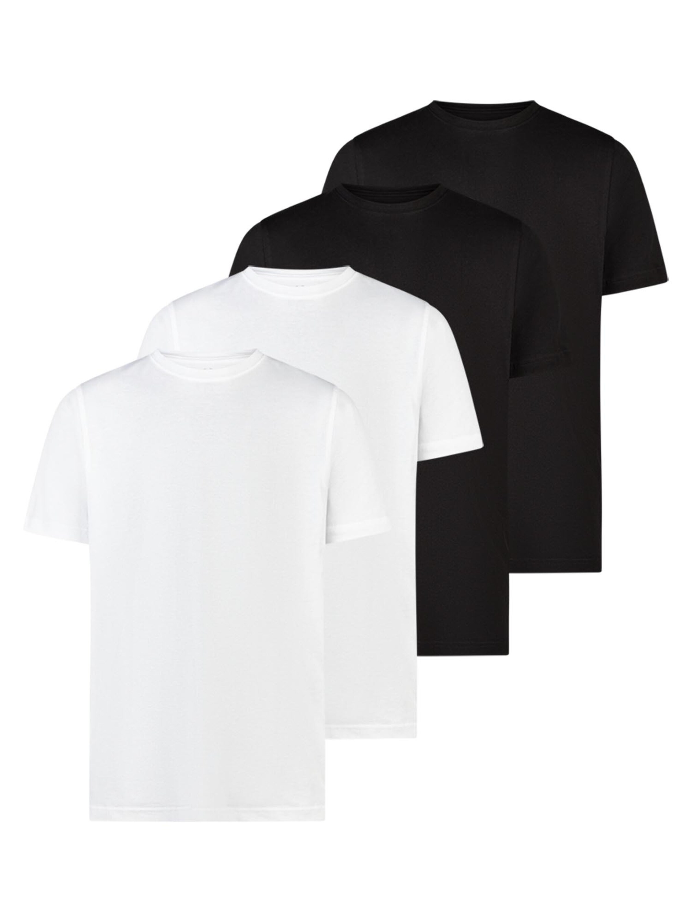 LERROS Shirt 'Basic' in Zwart: voorkant