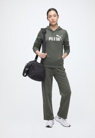 PUMA Sports sweatshirt 'ESS No. 1' in Green: front