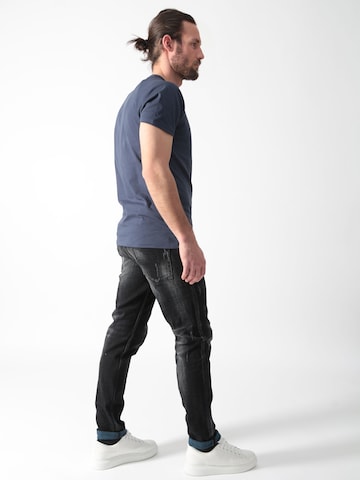 Miracle of Denim Slimfit Jeans 'Marcel' in Schwarz